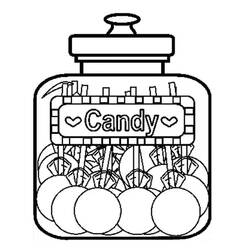 Malvorlage: Süßigkeiten (Essen und Ernährung) #190817 - Kostenlose Malvorlagen zum Ausdrucken