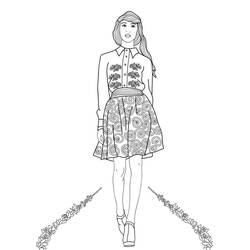 Malvorlage: Mädchen (Familie und Freunde) #180925 - Kostenlose Malvorlagen zum Ausdrucken