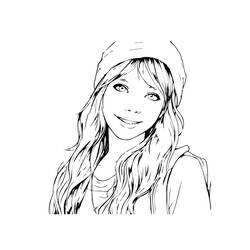 Malvorlage: Teenager-Mädchen (Familie und Freunde) #194508 - Kostenlose Malvorlagen zum Ausdrucken