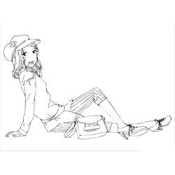 Malvorlage: Teenager-Mädchen (Familie und Freunde) #194519 - Kostenlose Malvorlagen zum Ausdrucken