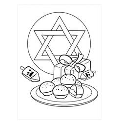 Malvorlage: Chanukka (Feiertage und Feiern) #181045 - Kostenlose Malvorlagen zum Ausdrucken