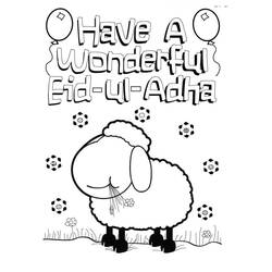 Malvorlage: Eid Mubarak (Feiertage und Feiern) #194330 - Kostenlose Malvorlagen zum Ausdrucken