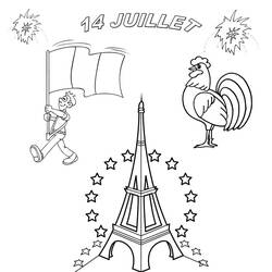 Malvorlage: Französischer Nationalfeiertag (Feiertage und Feiern) #181407 - Kostenlose Malvorlagen zum Ausdrucken