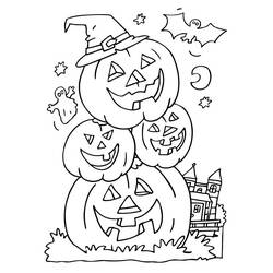 Malvorlage: Halloween (Feiertage und Feiern) #55145 - Kostenlose Malvorlagen zum Ausdrucken