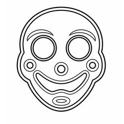 Malvorlage: Halloween Maske (Feiertage und Feiern) #216428 - Kostenlose Malvorlagen zum Ausdrucken