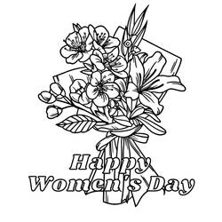 Malvorlage: Internationaler Frauentag (Feiertage und Feiern) #210989 - Kostenlose Malvorlagen zum Ausdrucken