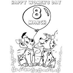 Malvorlage: Internationaler Frauentag (Feiertage und Feiern) #211003 - Kostenlose Malvorlagen zum Ausdrucken