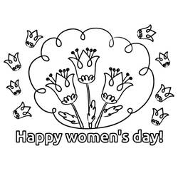 Malvorlage: Internationaler Frauentag (Feiertage und Feiern) #211004 - Kostenlose Malvorlagen zum Ausdrucken