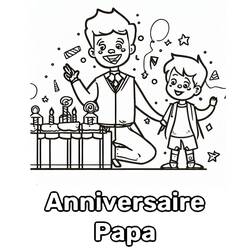 Malvorlage: Papas Geburtstag (Feiertage und Feiern) #189980 - Kostenlose Malvorlagen zum Ausdrucken