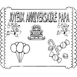 Malvorlage: Papas Geburtstag (Feiertage und Feiern) #189991 - Kostenlose Malvorlagen zum Ausdrucken