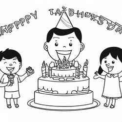 Malvorlage: Papas Geburtstag (Feiertage und Feiern) #189994 - Kostenlose Malvorlagen zum Ausdrucken