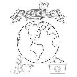 Malvorlage: Tag der Erde (Feiertage und Feiern) #196058 - Kostenlose Malvorlagen zum Ausdrucken