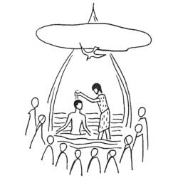 Malvorlage: Taufe (Feiertage und Feiern) #57517 - Kostenlose Malvorlagen zum Ausdrucken