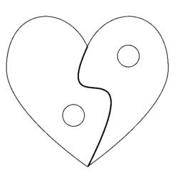 Malvorlage: Valentinstag (Feiertage und Feiern) #54002 - Kostenlose Malvorlagen zum Ausdrucken