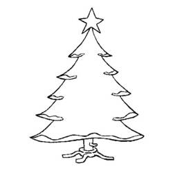 Malvorlage: Weihnachtsbaum (Feiertage und Feiern) #167484 - Kostenlose Malvorlagen zum Ausdrucken