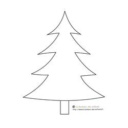 Malvorlage: Weihnachtsbaum (Feiertage und Feiern) #167489 - Kostenlose Malvorlagen zum Ausdrucken