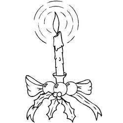 Malvorlage: Weihnachtskerze (Feiertage und Feiern) #199555 - Kostenlose Malvorlagen zum Ausdrucken