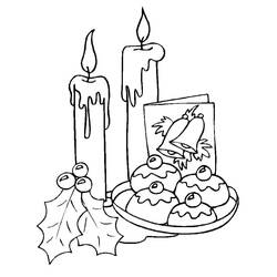 Malvorlage: Weihnachtskerze (Feiertage und Feiern) #199569 - Kostenlose Malvorlagen zum Ausdrucken