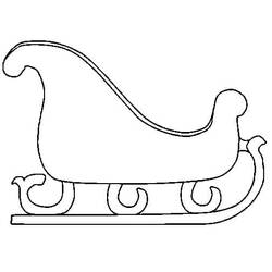 Malvorlage: Weihnachtsschlitten (Feiertage und Feiern) #179580 - Kostenlose Malvorlagen zum Ausdrucken