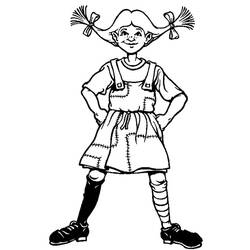 Malvorlage: Pippi Langstrumpf (Filme und TV-Serien) #208356 - Kostenlose Malvorlagen zum Ausdrucken