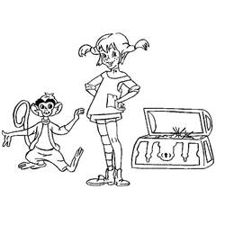 Malvorlage: Pippi Langstrumpf (Filme und TV-Serien) #208365 - Kostenlose Malvorlagen zum Ausdrucken