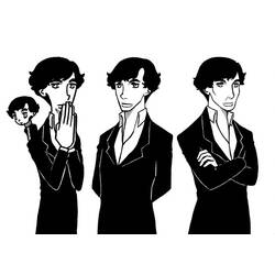 Malvorlage: Sherlock (Filme und TV-Serien) #153512 - Kostenlose Malvorlagen zum Ausdrucken
