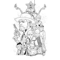 Malvorlage: Stranger Things (Filme und TV-Serien) #176166 - Kostenlose Malvorlagen zum Ausdrucken