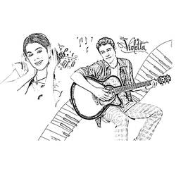 Malvorlage: Violetta (Filme und TV-Serien) #170480 - Kostenlose Malvorlagen zum Ausdrucken