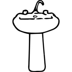 Malvorlage: Badezimmer (Gebäude und Architektur) #61802 - Kostenlose Malvorlagen zum Ausdrucken