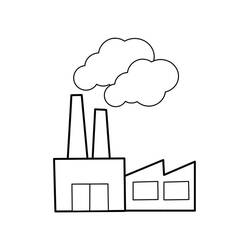 Malvorlage: Fabrik (Gebäude und Architektur) #185559 - Kostenlose Malvorlagen zum Ausdrucken