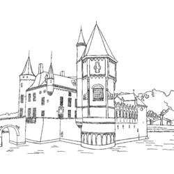 Malvorlage: Schloss (Gebäude und Architektur) #62051 - Kostenlose Malvorlagen zum Ausdrucken