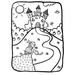 Malvorlage: Schloss (Gebäude und Architektur) #62054 - Kostenlose Malvorlagen zum Ausdrucken