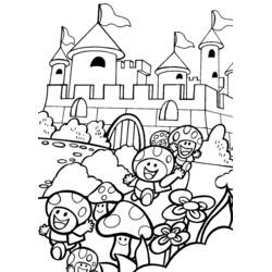 Malvorlage: Schloss (Gebäude und Architektur) #62322 - Kostenlose Malvorlagen zum Ausdrucken