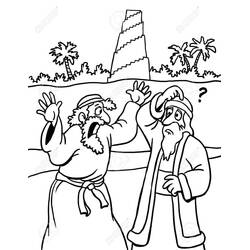 Malvorlage: Turm zu Babel (Gebäude und Architektur) #213645 - Kostenlose Malvorlagen zum Ausdrucken