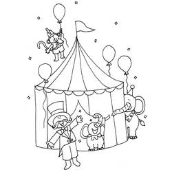 Malvorlage: Zirkus (Gebäude und Architektur) #190054 - Kostenlose Malvorlagen zum Ausdrucken