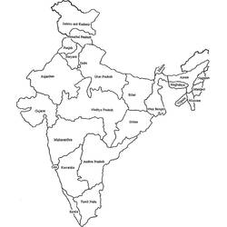 Zeichnungen zum Ausmalen: Indien - Kostenlose Malvorlagen zum Ausdrucken