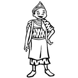 Zeichnungen zum Ausmalen: Kamerun - Kostenlose Malvorlagen zum Ausdrucken