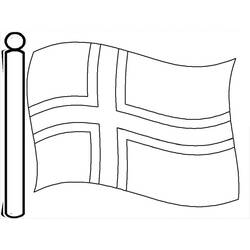 Zeichnungen zum Ausmalen: Norwegen - Kostenlose Malvorlagen zum Ausdrucken