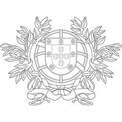 Zeichnungen zum Ausmalen: Portugal - Kostenlose Malvorlagen zum Ausdrucken