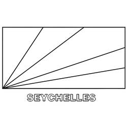 Zeichnungen zum Ausmalen: Seychellen - Kostenlose Malvorlagen zum Ausdrucken