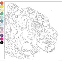 Malvorlage: Magisch Schwierig (Malen nach Zahlen) #216675 - Kostenlose Malvorlagen zum Ausdrucken