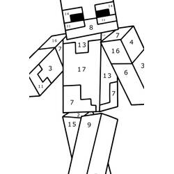 Malvorlage: Minecraft Malen nach Zahlen (Malen nach Zahlen) #177927 - Kostenlose Malvorlagen zum Ausdrucken
