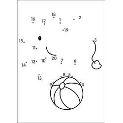 Malvorlage: Punkt zu Punkt Färbung (Malen nach Zahlen) #125910 - Kostenlose Malvorlagen zum Ausdrucken