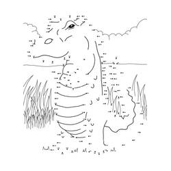 Malvorlage: Punkt zu Punkt Färbung (Malen nach Zahlen) #125920 - Kostenlose Malvorlagen zum Ausdrucken