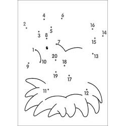 Malvorlage: Punkt zu Punkt Färbung (Malen nach Zahlen) #125938 - Kostenlose Malvorlagen zum Ausdrucken