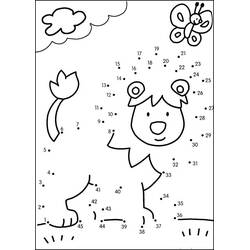 Malvorlage: Punkt zu Punkt Färbung (Malen nach Zahlen) #126004 - Kostenlose Malvorlagen zum Ausdrucken