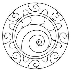 Malvorlage: Abstrakte Mandalas (Mandalas) #173978 - Kostenlose Malvorlagen zum Ausdrucken