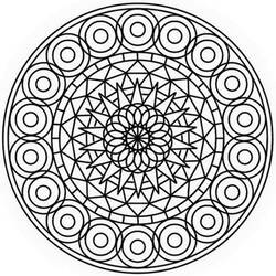Malvorlage: Abstrakte Mandalas (Mandalas) #173993 - Kostenlose Malvorlagen zum Ausdrucken