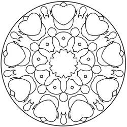 Malvorlage: Abstrakte Mandalas (Mandalas) #173996 - Kostenlose Malvorlagen zum Ausdrucken