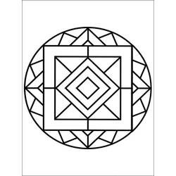 Malvorlage: Einfache Mandalas (Mandalas) #175438 - Kostenlose Malvorlagen zum Ausdrucken